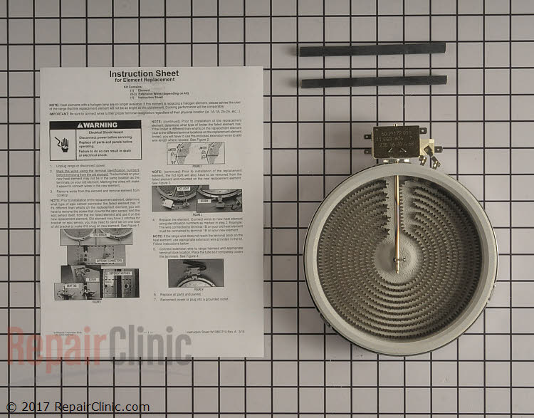 Resistencia p  estufa 7 wp8523697 / WB30T10129 / wb30t10047, 8523045